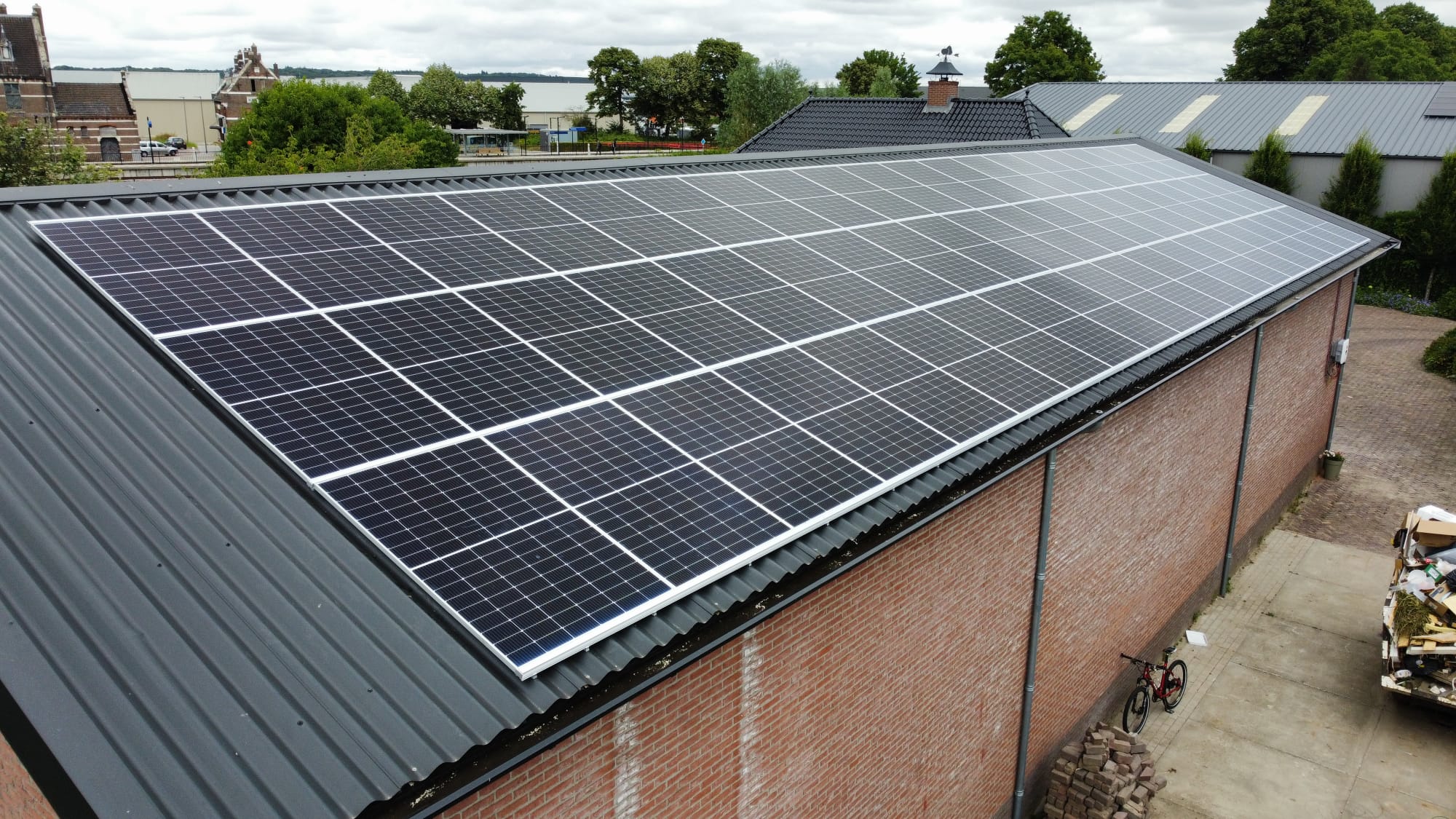 Zonnepanelen bouwbedrijf
