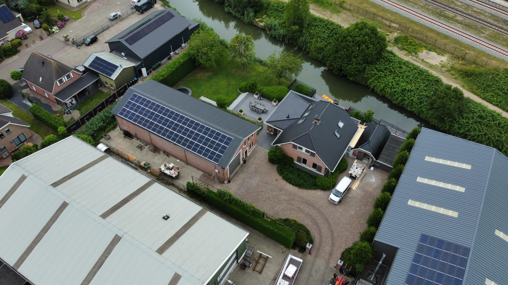 Zonnepanelen bouwbedrijf