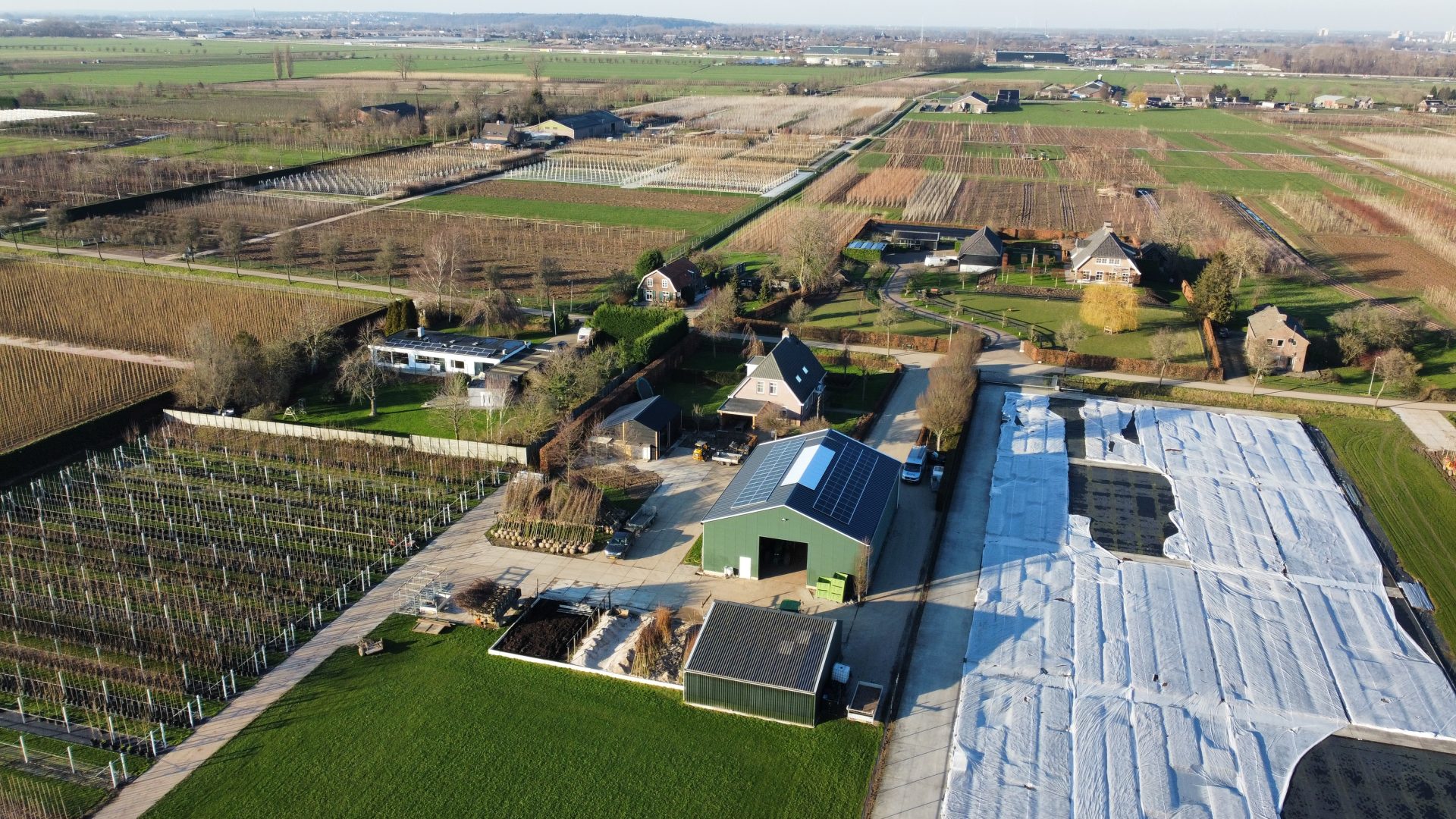 Zonnepanelen Boomkwekerij