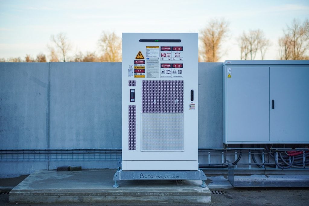 Elektrisch energieopslag- en distributiesysteem van Bata Energy Solutions.
